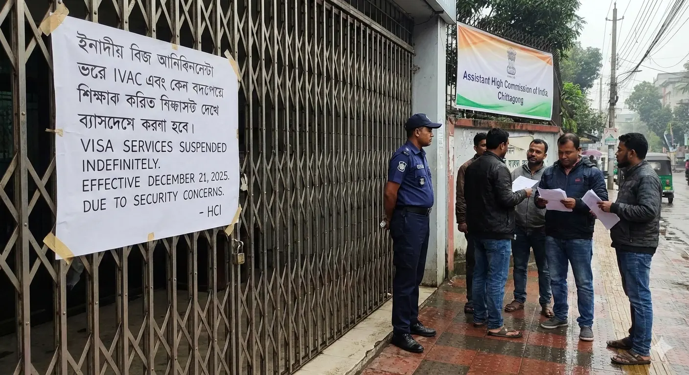 Indian Visa Applications Suspended Indefinitely in Bangladesh’s Chittagong: What It Means for Travellers