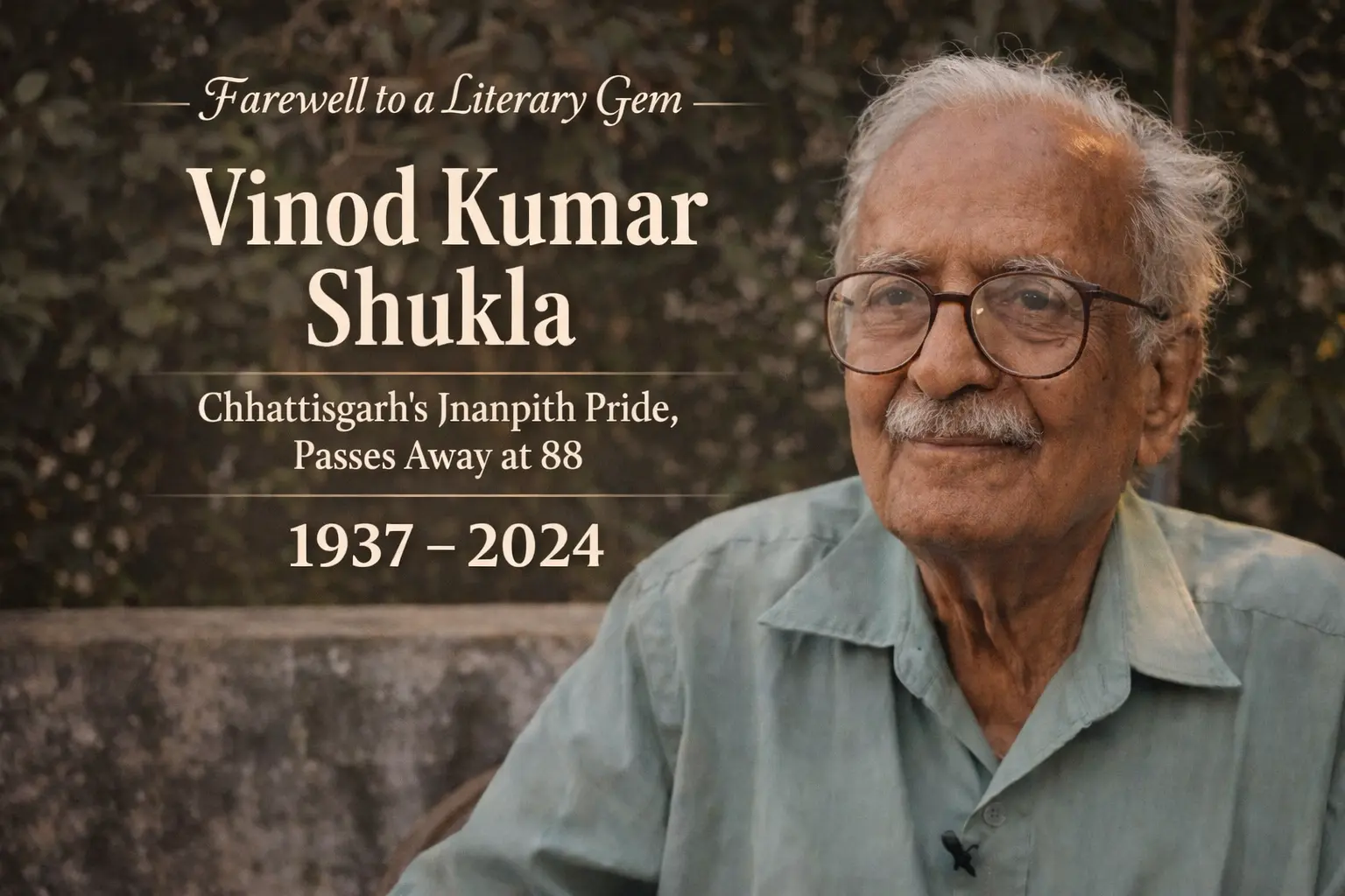 Farewell to Shukla: Hindi's Gentle Genius