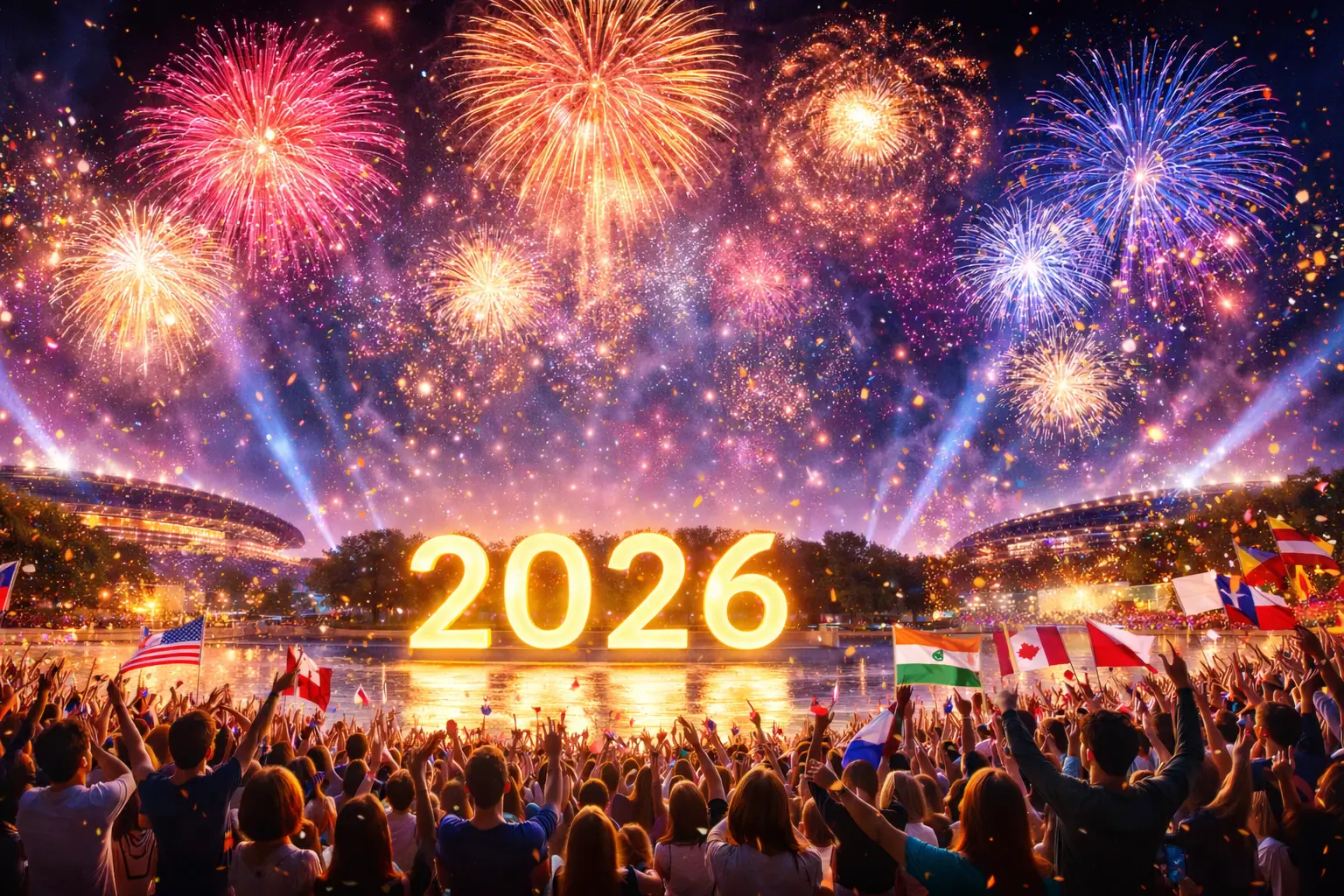 World Rings in 2026 with Fireworks and Joy