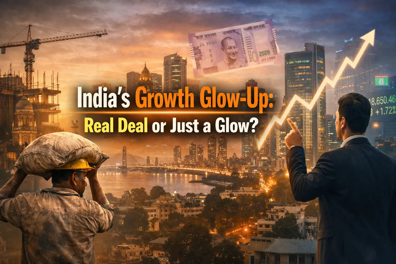 India's Growth Glow-Up: Real Deal or Just a Glow?