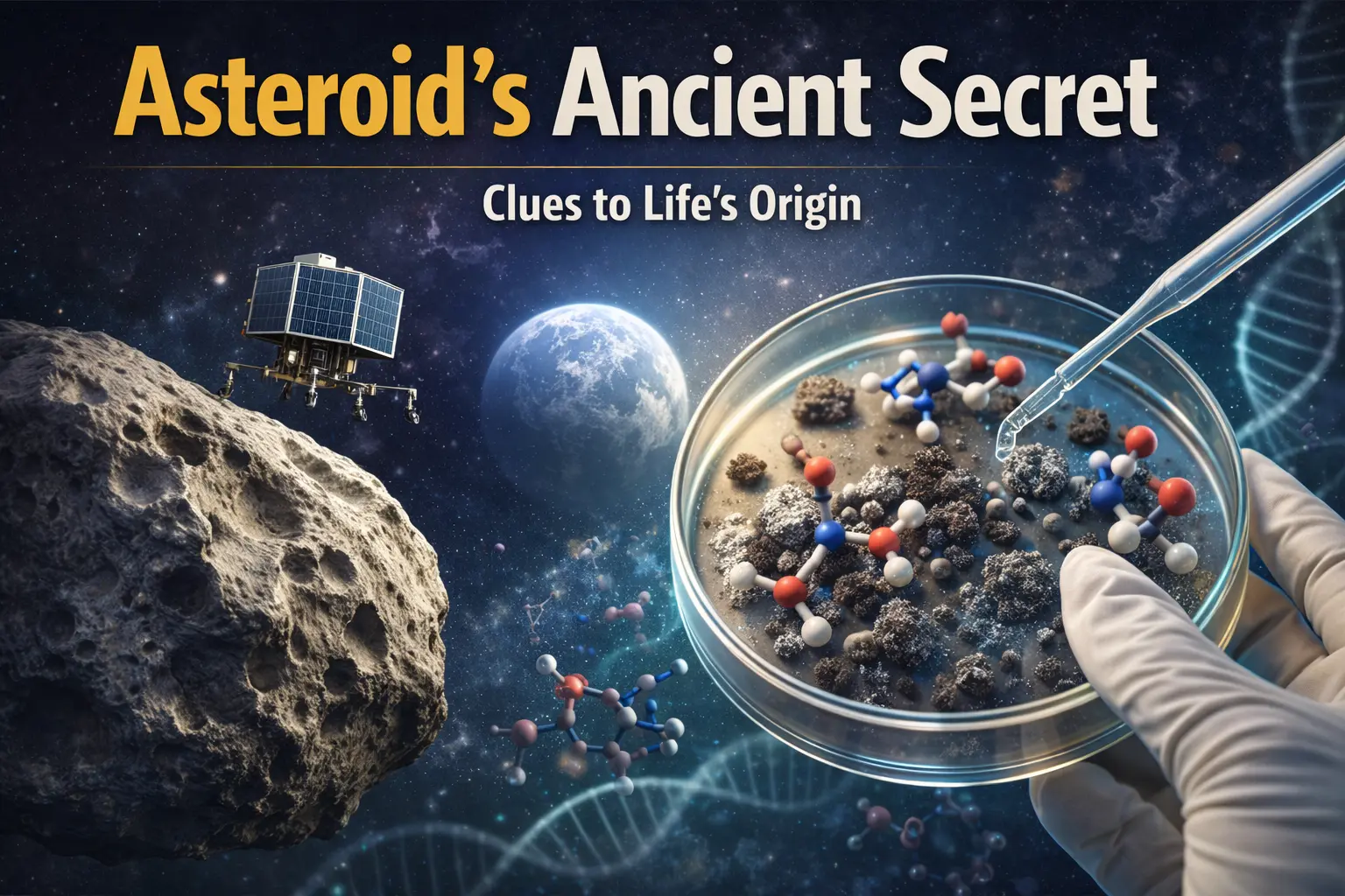 Asteroid's Ancient Secret: Clues to Life's Origin