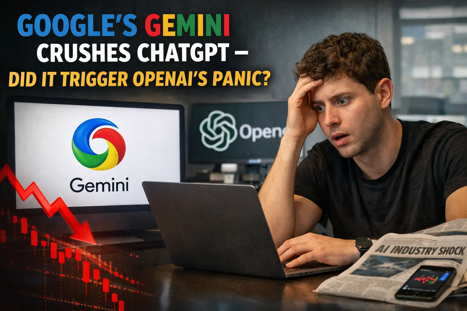 Google's Gemini Crushes ChatGPT – Did It Trigger OpenAI's Panic?