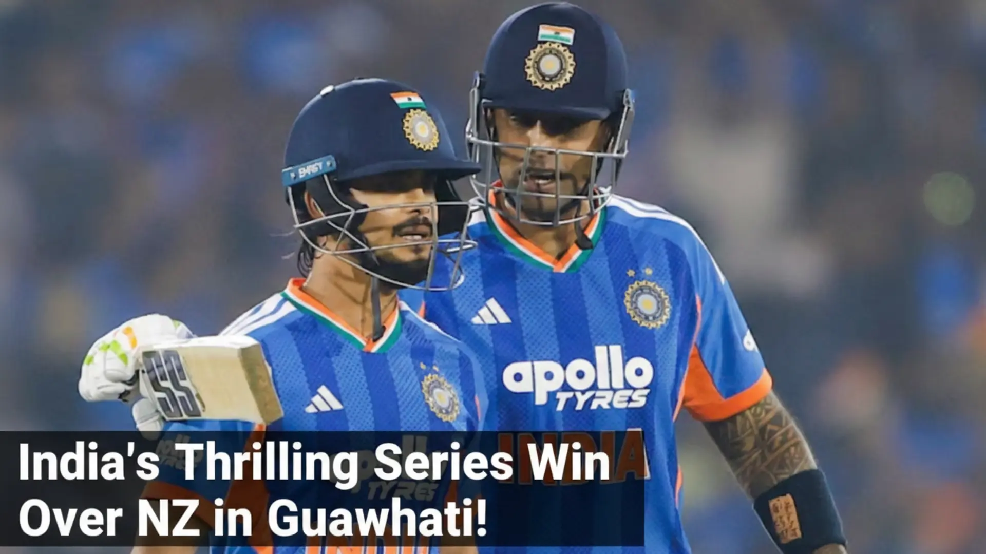 India's Thrilling Series Win Over NZ in Guwahati!