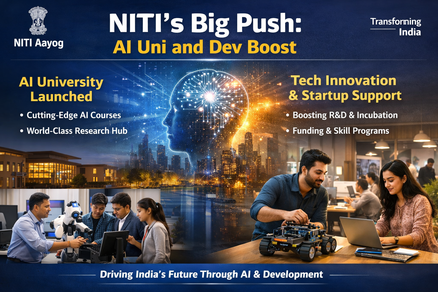 NITI's Big Push: AI Uni and Dev Boost