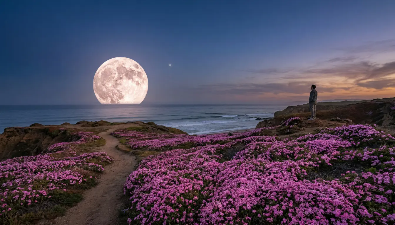Catch the 2026 Pink Moon