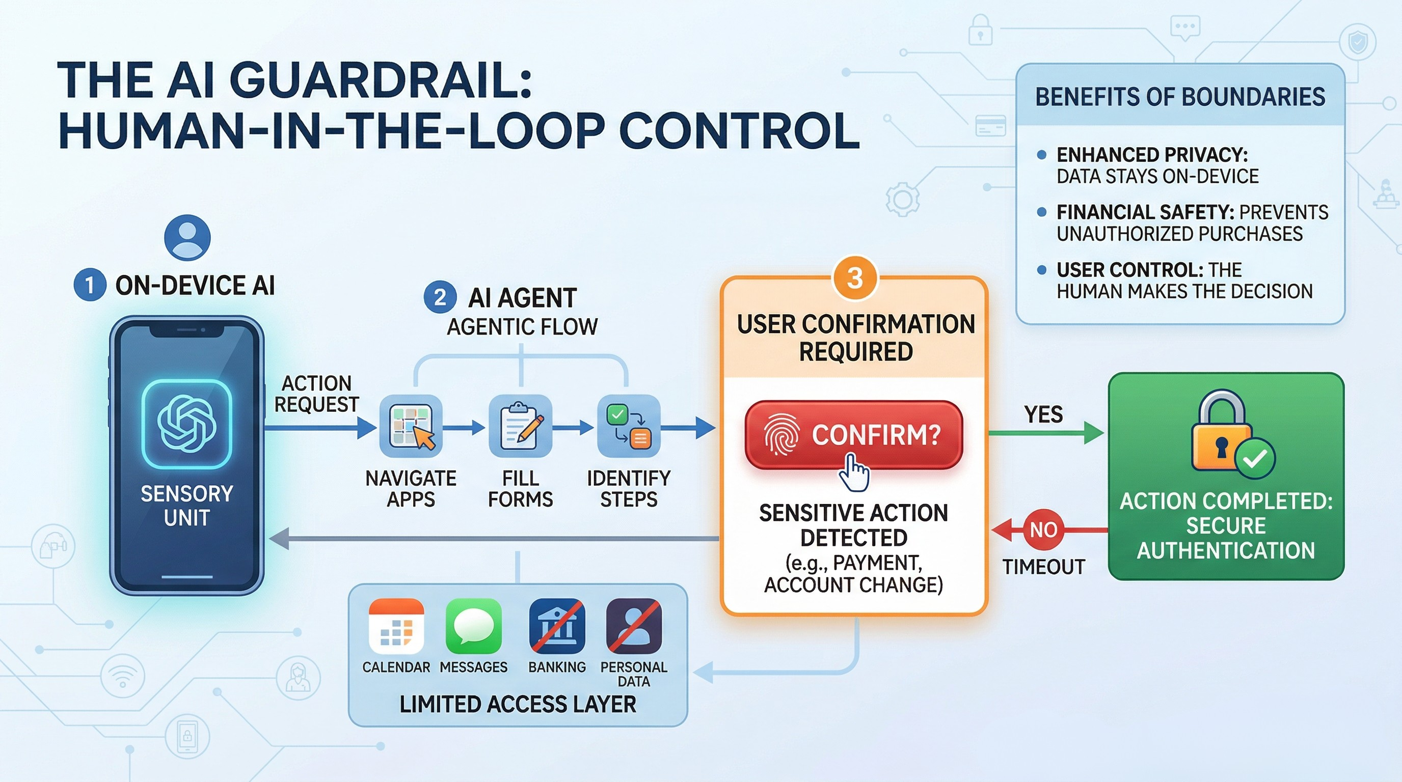Secure Human-in-the-Loop AI Interface