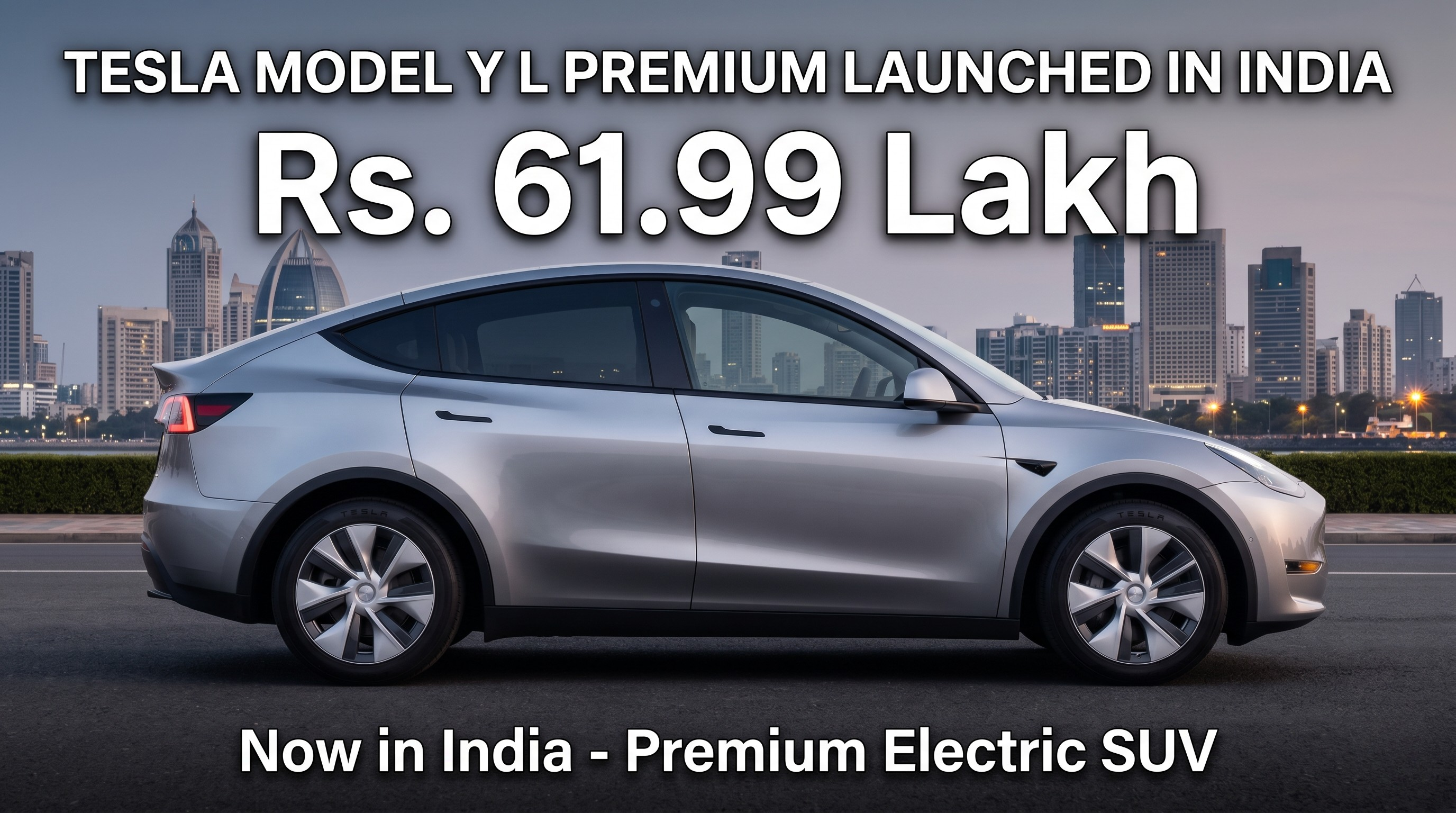 Tesla Model Y L Premium Launched in India at Rs. 61.99 lakh
