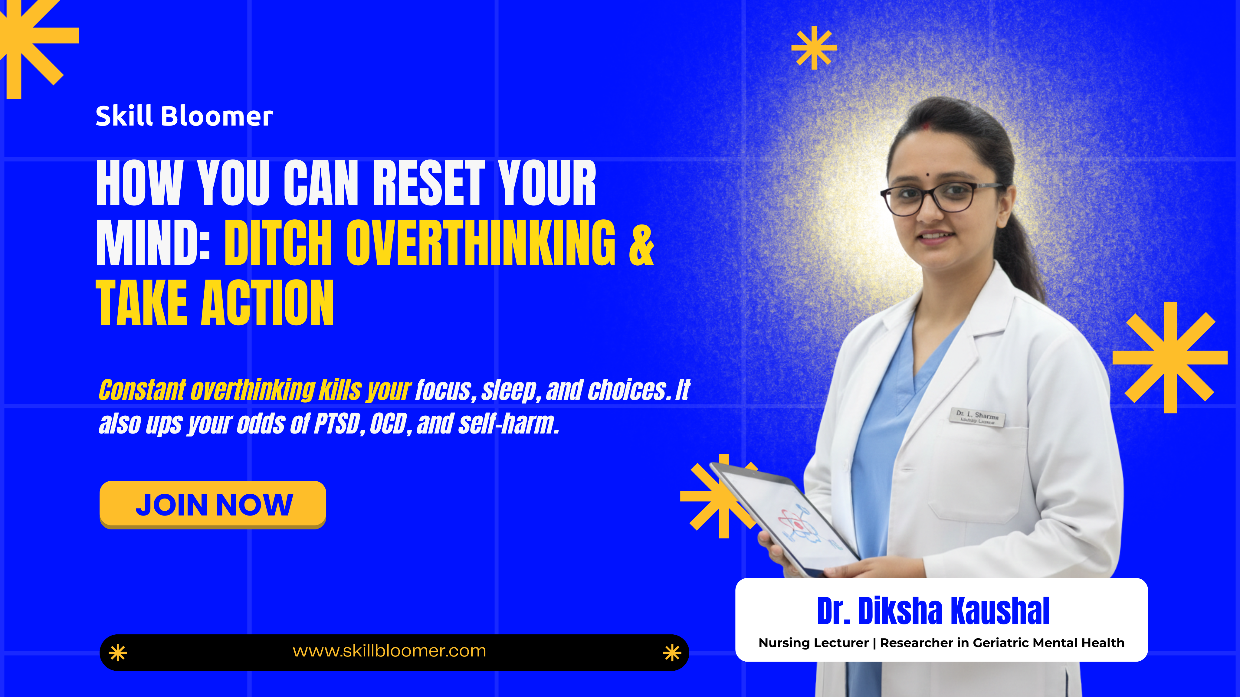 How you can Reset Your Mind: Ditch Overthinking & Take Action